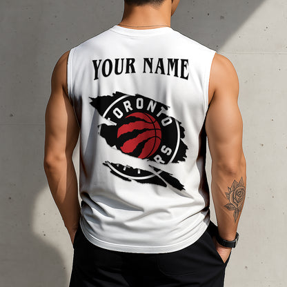LIMITED EDITION - NEW CUSTOMIZED NBA24 TR TORONTO RAPTORS TANKTOP & GYM SHIRT