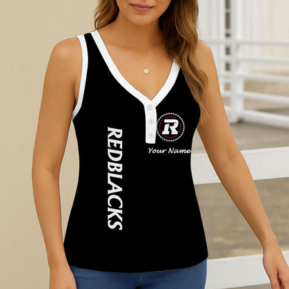 New CFL Personalized Women V-neck Sleeveless