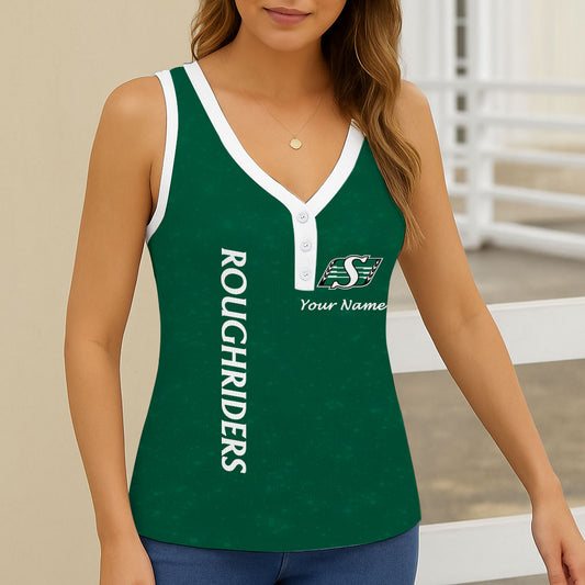 New CFL Personalized Women V-neck Sleeveless