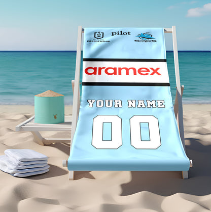 LIMITED EDITION - NEW 08 CNS PERSONALIZED BEACH TOWEL GIFT FOR FANS