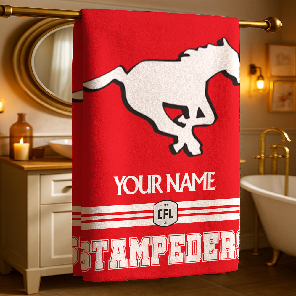 New CFL Personalized Beach & Bath Towel