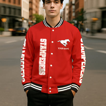 CFL New Personalized Baseball Jacket