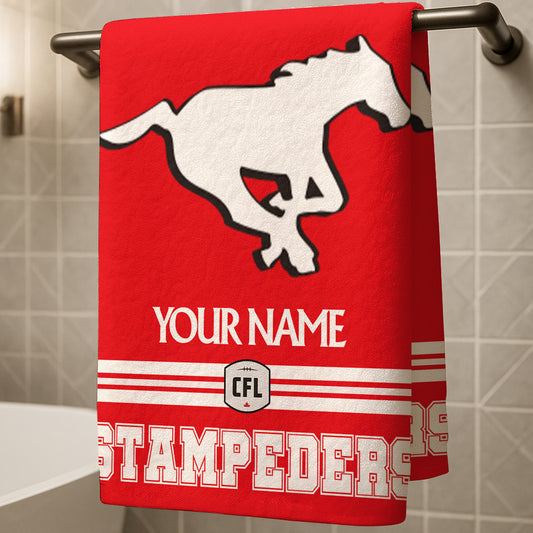 New CFL Personalized Beach & Bath Towel