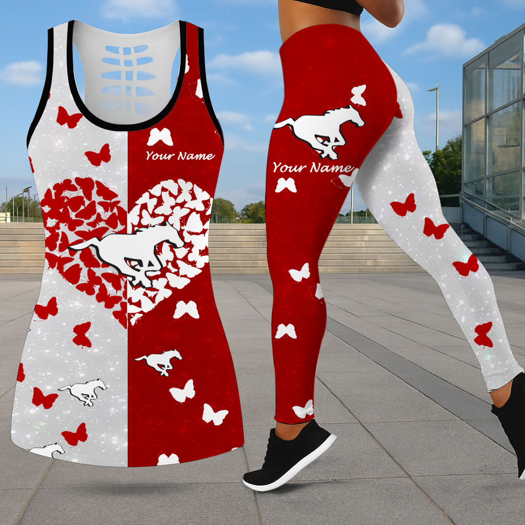New CFL Customized Leggings & Hollow Tank Top Set