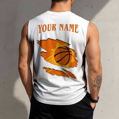 LIMITED EDITION - NEW CUSTOMIZED NBA21 PS PHOENIX SUNS TANKTOP & GYM SHIRT