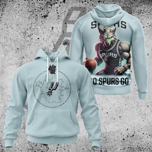 LIMITED EDITION - NEW CUSTOMIZED NBA23 SA SAN ANTONIO SPURS UNISEX T-SHIRT, POLO, HOODIE & JACKETS