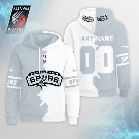 LIMITED EDITION - NEW CUSTOMIZED NBA23 SA SAN ANTONIO SPURS UNISEX T-SHIRT, POLO, HOODIE & JACKETS