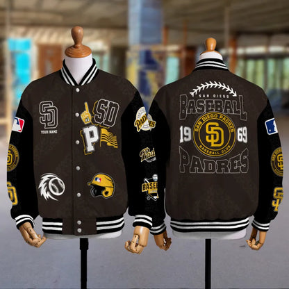 LIMITED EDITION - NEW CUSTOMIZED MLB18 SDP SAN DIEGO PADRES UNISEX T-SHIRT, POLO, HOODIE & JACKETS