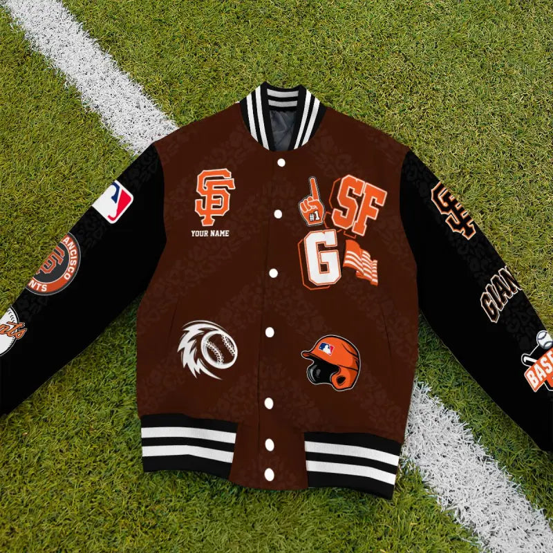 LIMITED EDITION - NEW CUSTOMIZED MLB06 SFG SAN FRANCISCO GIANTS UNISEX T-SHIRT, POLO, HOODIE & JACKETS