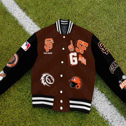 LIMITED EDITION - NEW CUSTOMIZED MLB06 SFG SAN FRANCISCO GIANTS UNISEX T-SHIRT, POLO, HOODIE & JACKETS