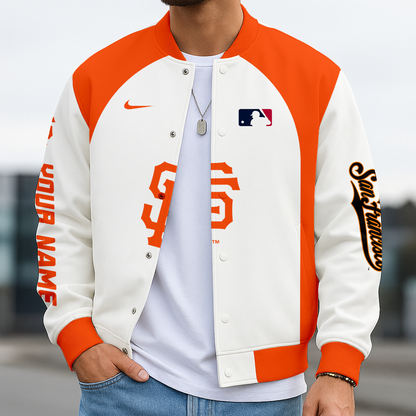 LIMITED EDITION - NEW CUSTOMIZED MLB06 SFG SAN FRANCISCO GIANTS BASEBALL JACKET