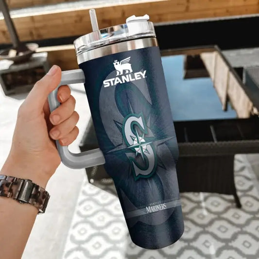 LIMITED EDITION - NEW CUSTOMIZED MLB14 SMS SEATTLE MARINERS 40oz TUMBLER