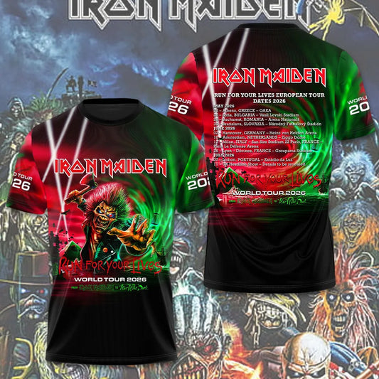 NEW PREMIUM IRON MAIDEN 3D APPAREL