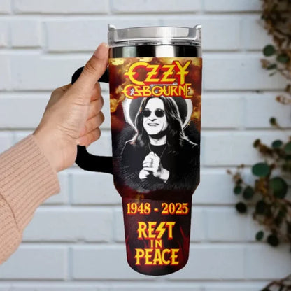 NEW PREMIUM BLACK SABBATH  X OZZY OSBOURNE 40 OZ TUMBLER