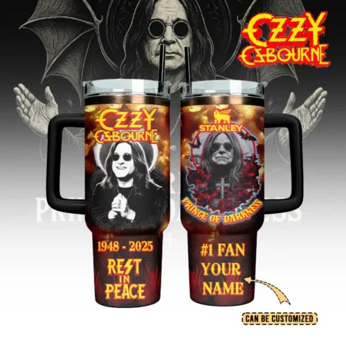 NEW PREMIUM BLACK SABBATH  X OZZY OSBOURNE 40 OZ TUMBLER
