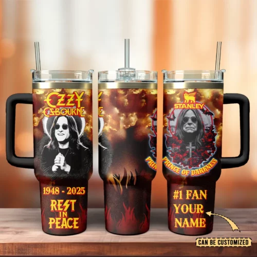 NEW PREMIUM BLACK SABBATH  X OZZY OSBOURNE 40 OZ TUMBLER