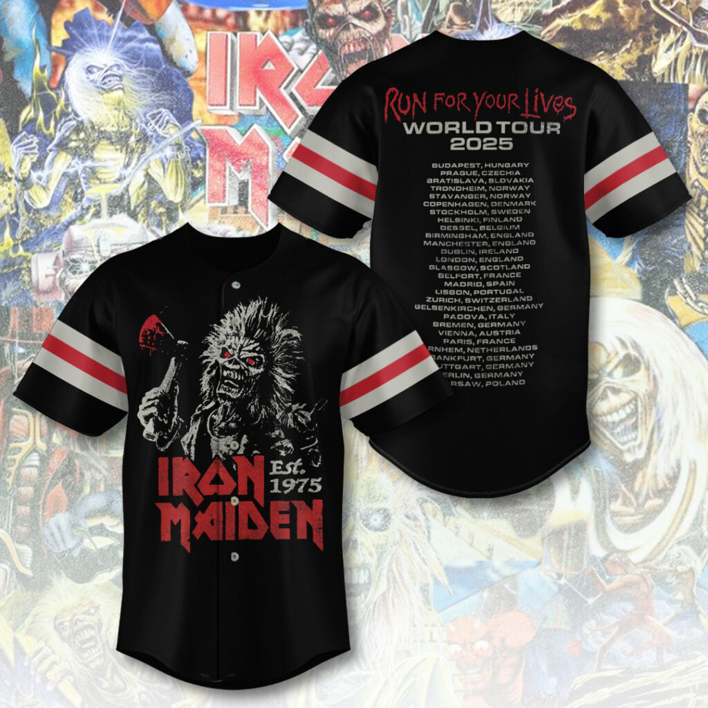 Iron Maiden Baseball Jersey