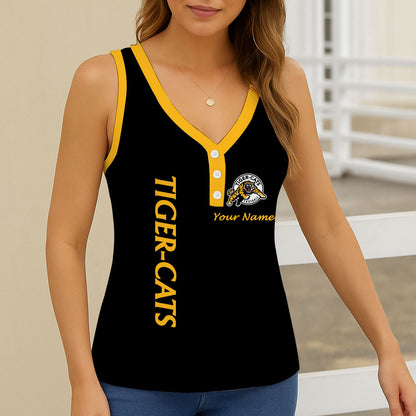 New CFL Personalized Women V-neck Sleeveless