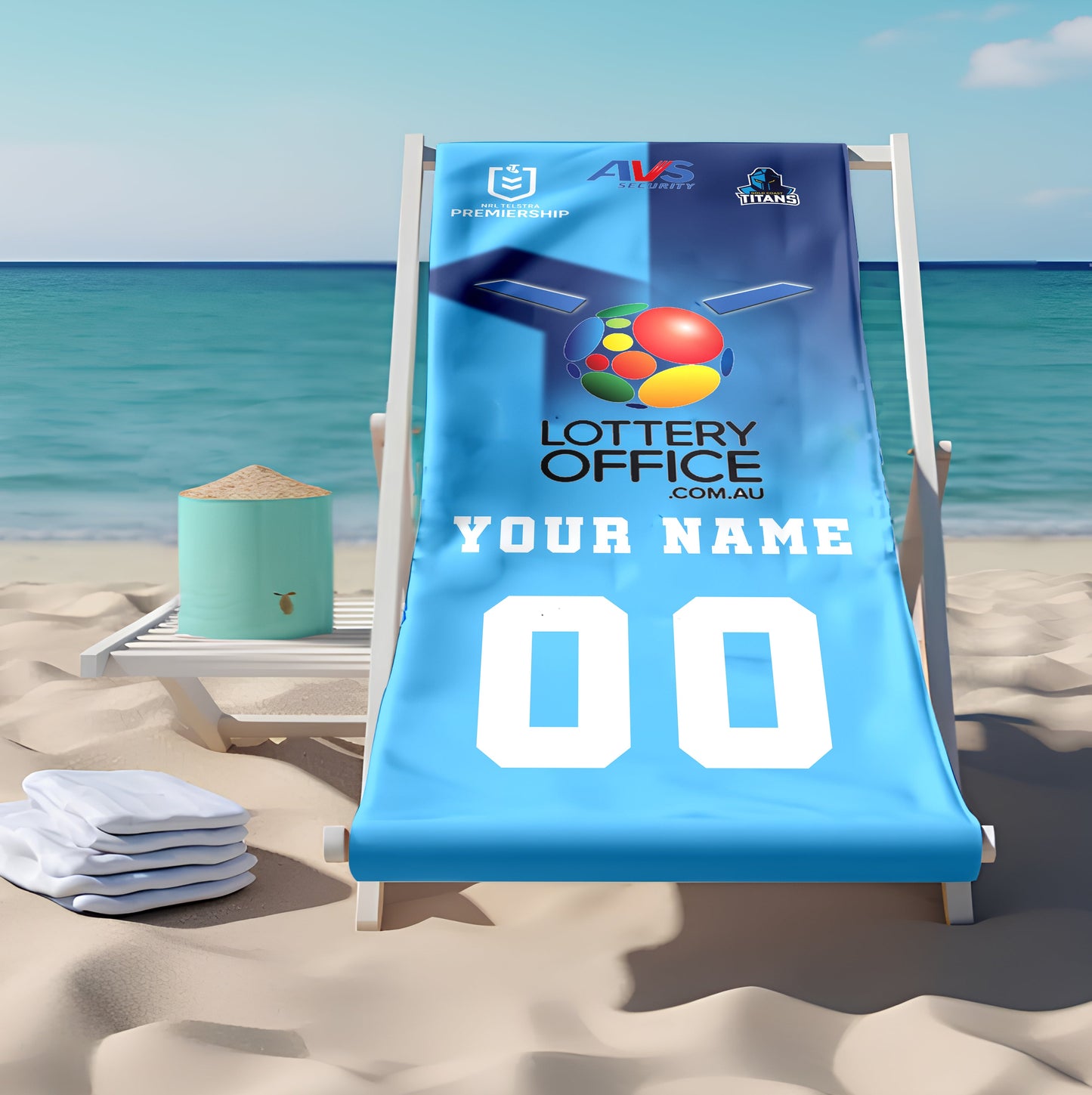 LIMITED EDITION - NEW 09 GCT PERSONALIZED BEACH TOWEL GIFT FOR FANS