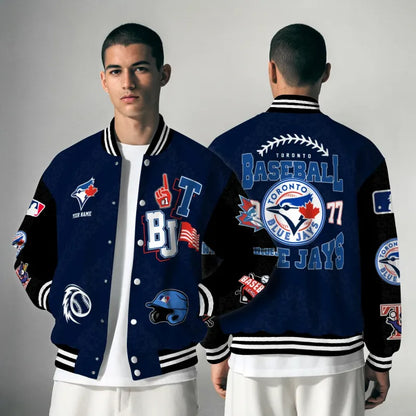 LIMITED EDITION - NEW CUSTOMIZED MLB12 TBJ TORONTO BLUE JAYS UNISEX T-SHIRT, POLO, HOODIE & JACKETS