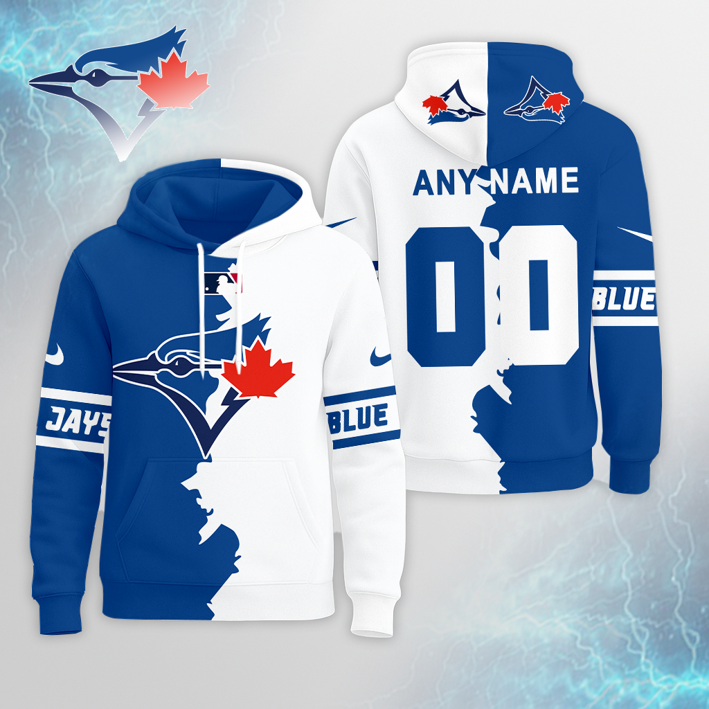LIMITED EDITION - NEW CUSTOMIZED MLB12 TBJ TORONTO BLUE JAYS UNISEX T-SHIRT, POLO, HOODIE & JACKETS