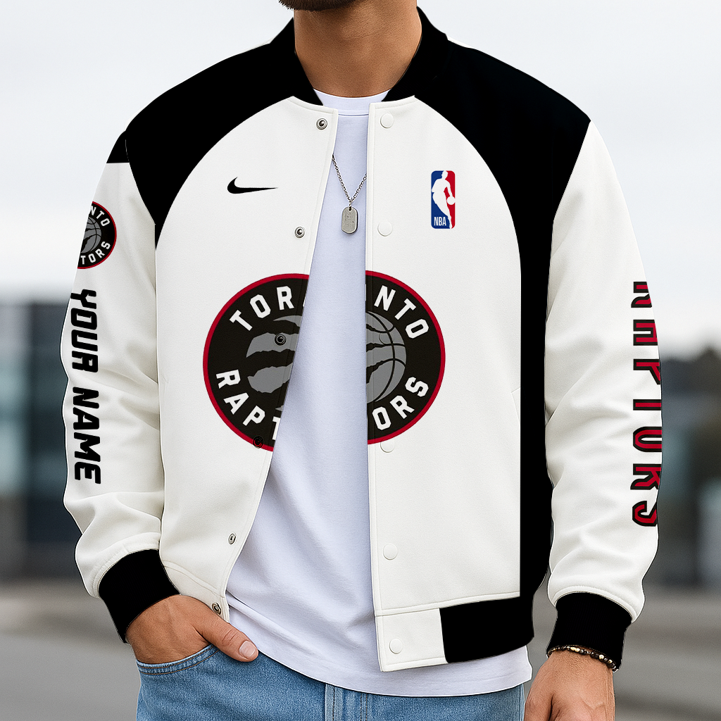 LIMITED EDITION - NEW CUSTOMIZED NBA24 TR TORONTO RAPTORS BASEBALL JACKET