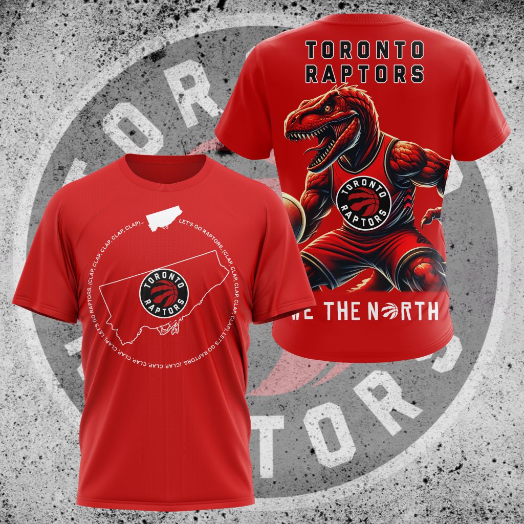 LIMITED EDITION - NEW CUSTOMIZED NBA24 TR TORONTO RAPTORS UNISEX T-SHIRT, POLO, HOODIE & JACKETS