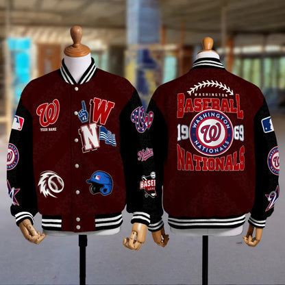 LIMITED EDITION - NEW CUSTOMIZED MLB28 WNS WASHINGTON NATIONALS UNISEX T-SHIRT, POLO, HOODIE & JACKETS