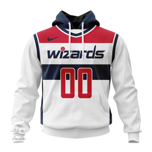LIMITED EDITION - NEW CUSTOMIZED NBA28 WW WASHINGTON WIZARDS UNISEX T-SHIRT, POLO, HOODIE & JACKETS