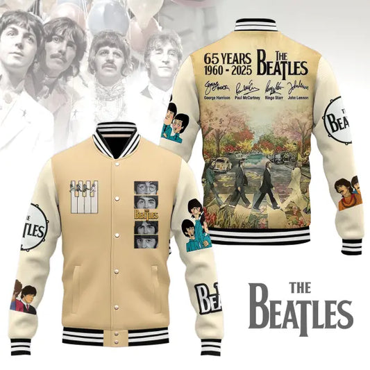 NEW PREMIUM THE BEATLES BASEBALL JACKET