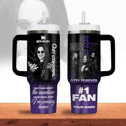 NEW PREMIUM BLACK SABBATH  X OZZY OSBOURNE 40 OZ TUMBLER