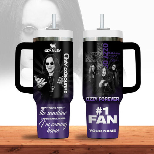 NEW PREMIUM BLACK SABBATH  X OZZY OSBOURNE 40 OZ TUMBLER