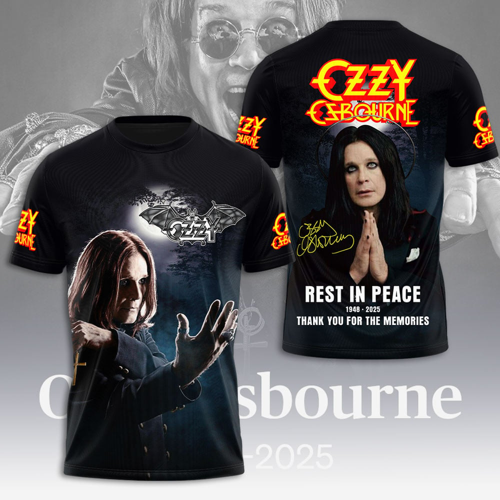 NEW PREMIUM BLACK SABBATH x OZZY OSBOURNE UNISEX SHIRT