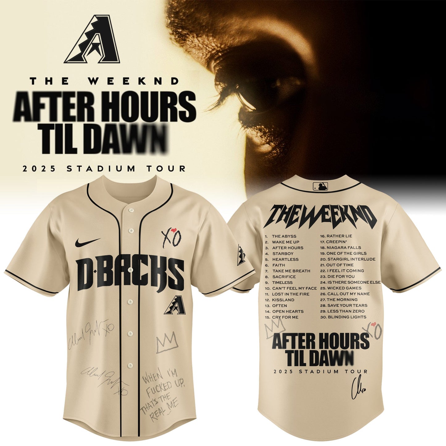 ARI x The Weeknd After Hours Til Dawn Jersey Limited Edition