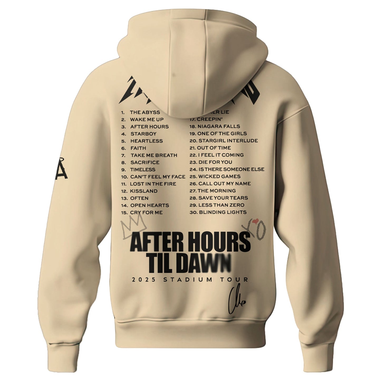 LAA x The Weeknd After Hours Til Dawn Hoodie Limited Edition (Kids & Adults)