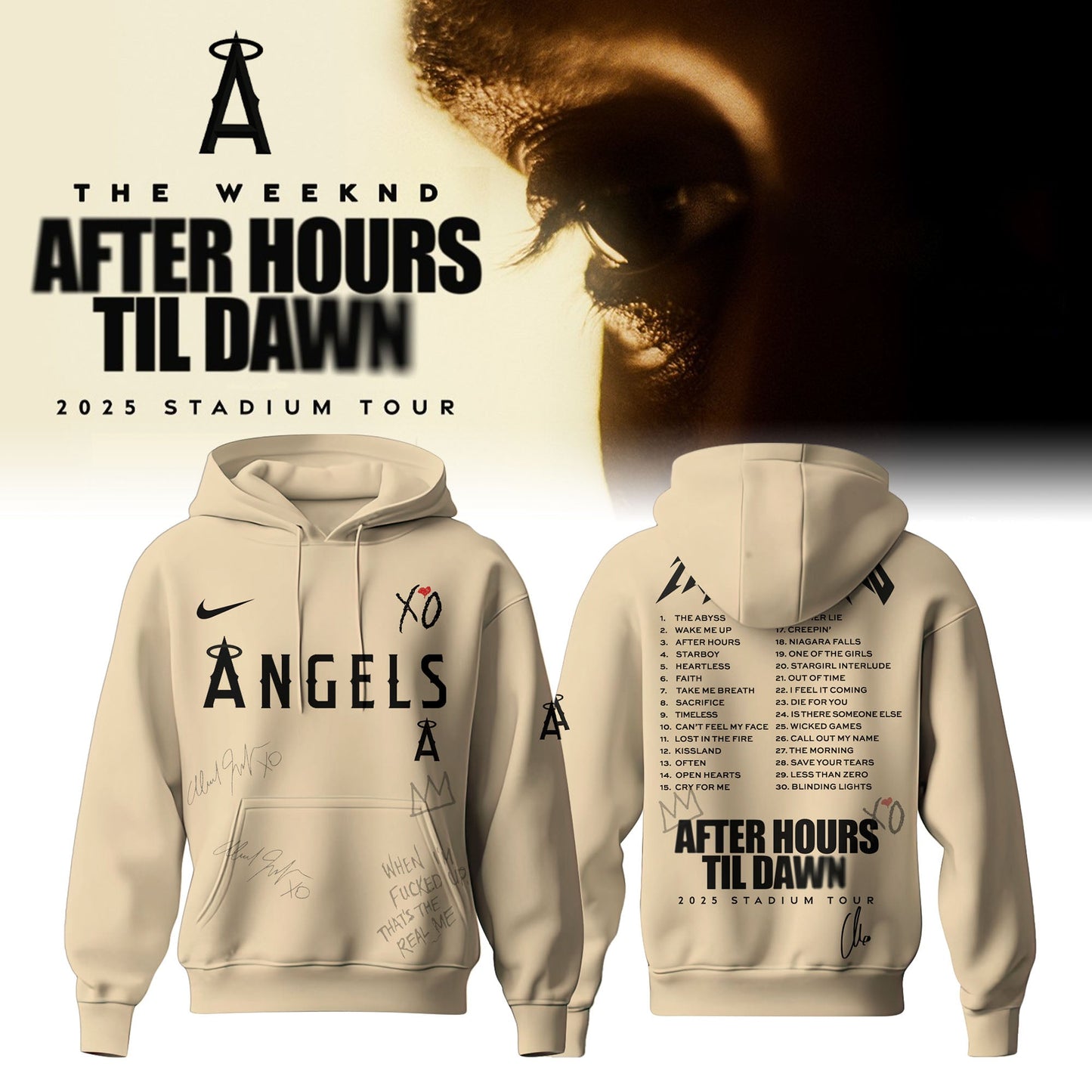 LAA x The Weeknd After Hours Til Dawn Hoodie Limited Edition (Kids & Adults)