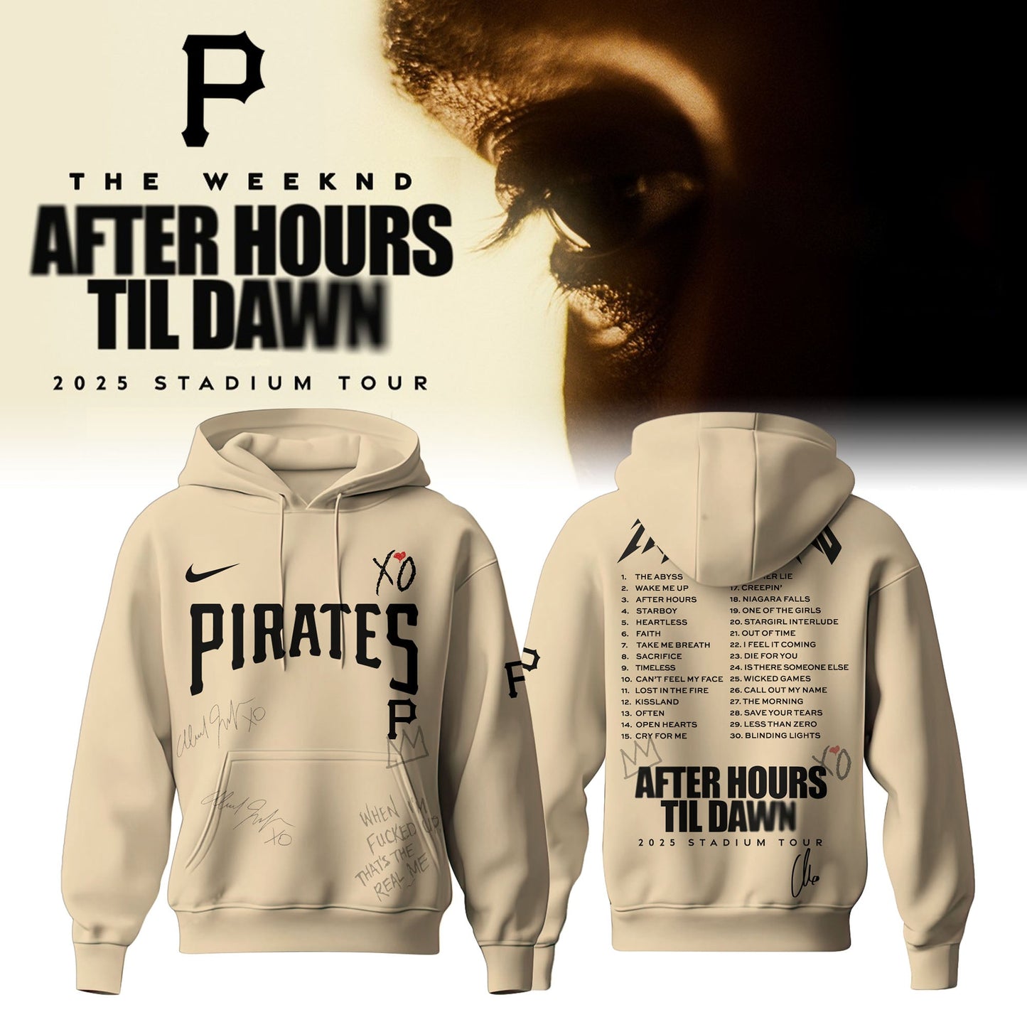 PIT x The Weeknd After Hours Til Dawn Hoodie Limited Edition (Kids & Adults)