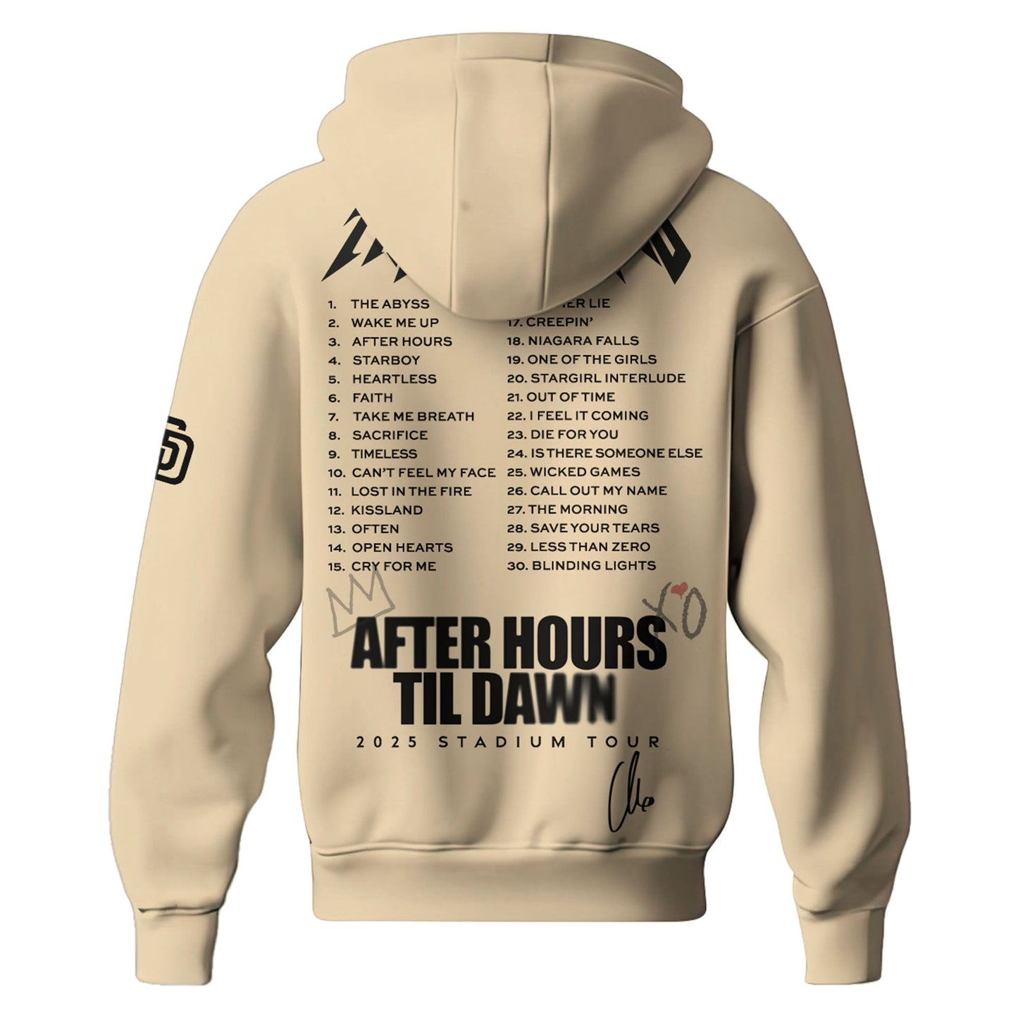 SD x The Weeknd After Hours Til Dawn Hoodie Limited Edition (Kids & Adults)