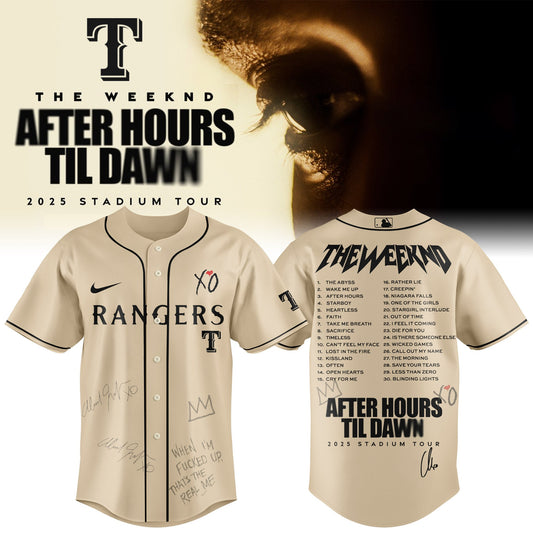 TEX x The Weeknd After Hours Til Dawn Jersey Limited Edition
