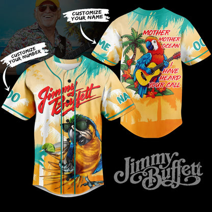NEW PREMIUM JIMMY BUFFETT BASEBALL JERSEY