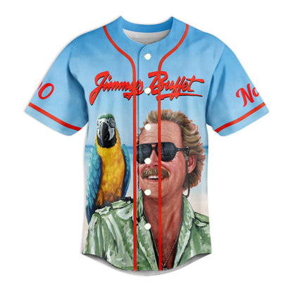 NEW PREMIUM JIMMY BUFFETT BASEBALL JERSEY