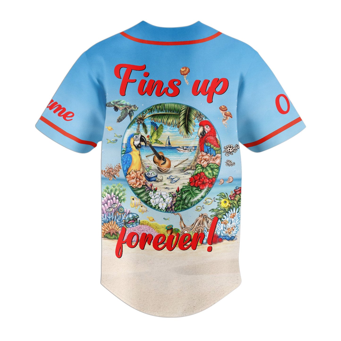 NEW PREMIUM JIMMY BUFFETT BASEBALL JERSEY