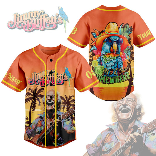 NEW PREMIUM JIMMY BUFFETT BASEBALL JERSEY