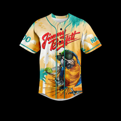 NEW PREMIUM JIMMY BUFFETT BASEBALL JERSEY