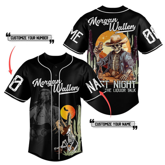 Morgan Wallen Baseball Jersey