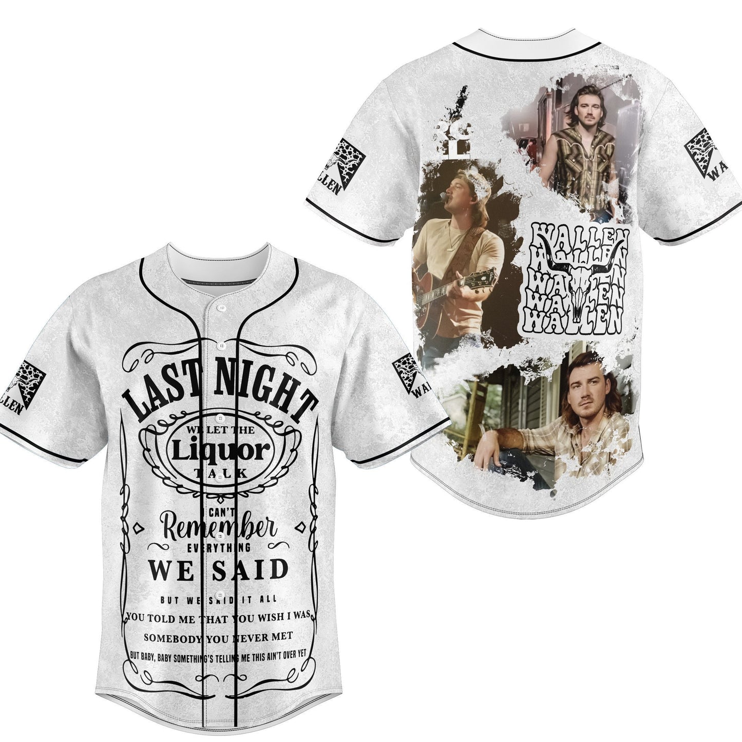 Morgan Wallen Baseball Jersey