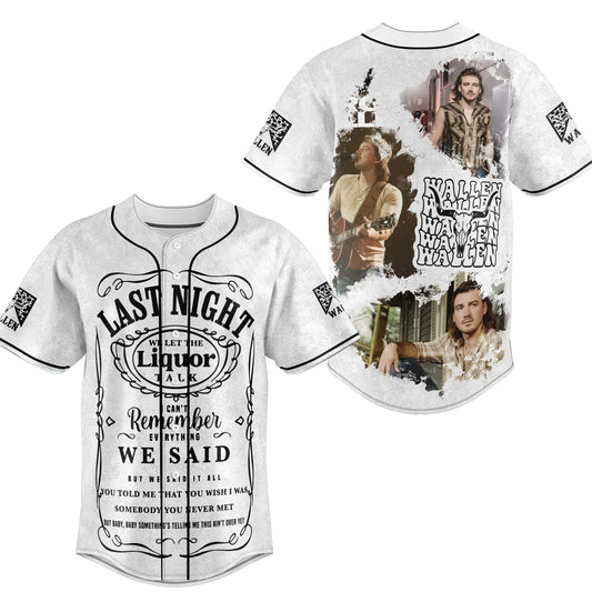 Morgan Wallen Baseball Jersey
