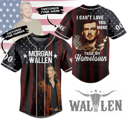 Morgan Wallen Baseball Jersey