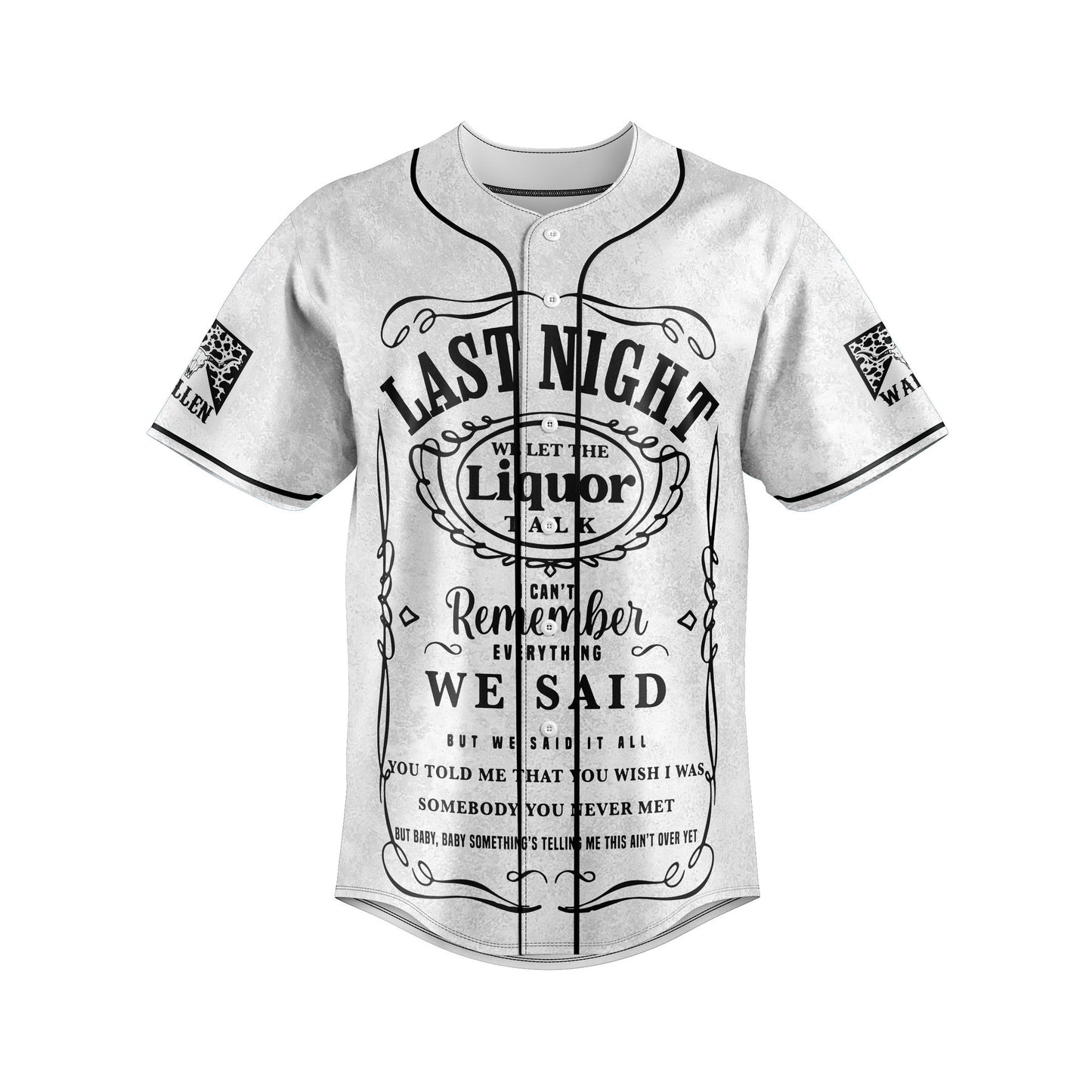 Morgan Wallen Baseball Jersey