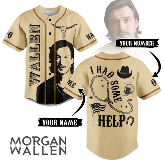 Morgan Wallen Baseball Jersey